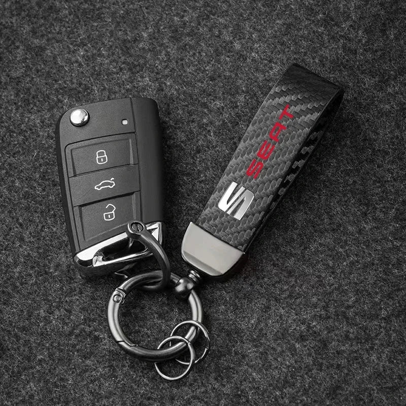 SEAT Keychain Carbon Fiber