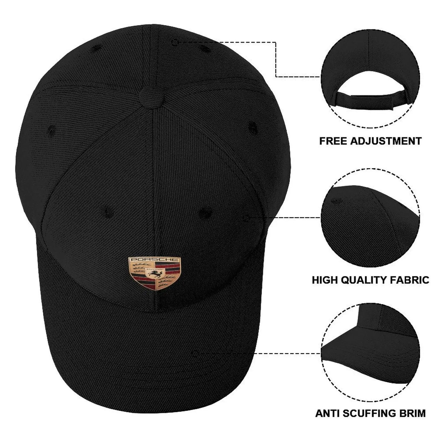 Porsche Baseball Cap  Men  Women