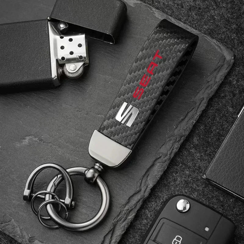 SEAT Keychain Carbon Fiber