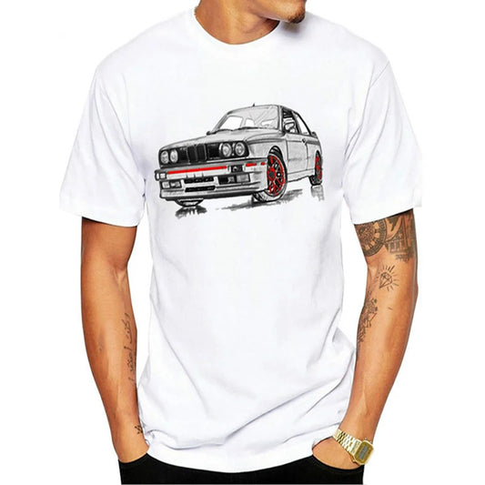 BMW E30 vintage T-shirt model 3