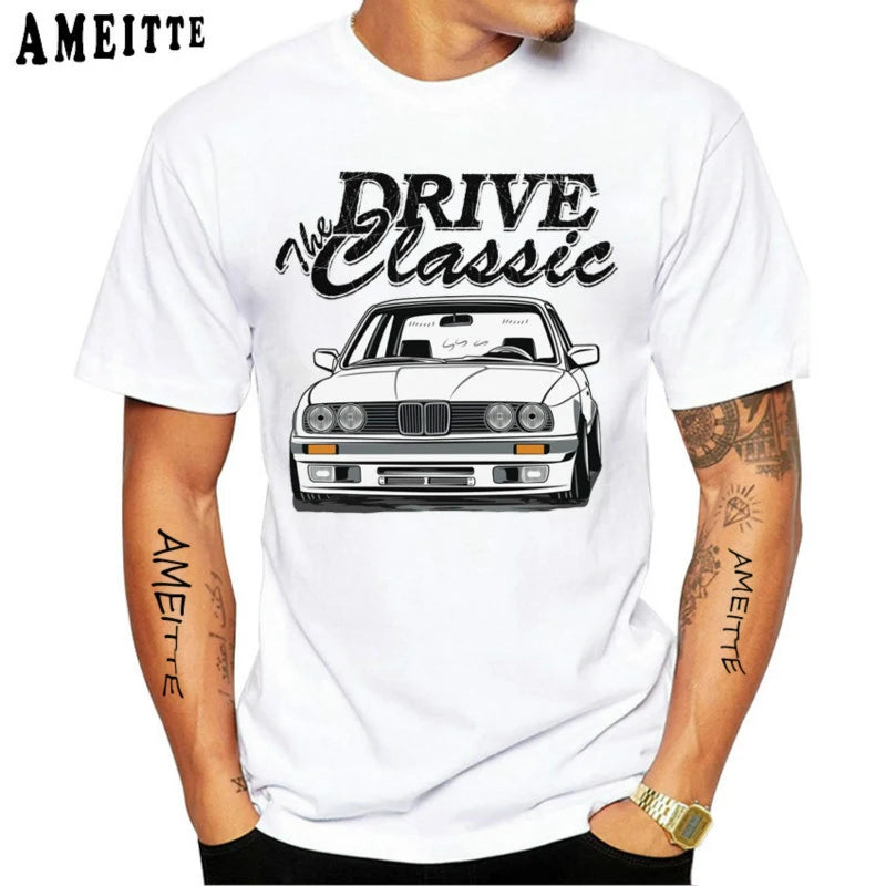 BMW E30 vintage T-shirt model 2