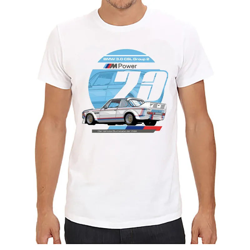 Bmw 3.0 CSL Men's Short Sleeve O Neck T shirts