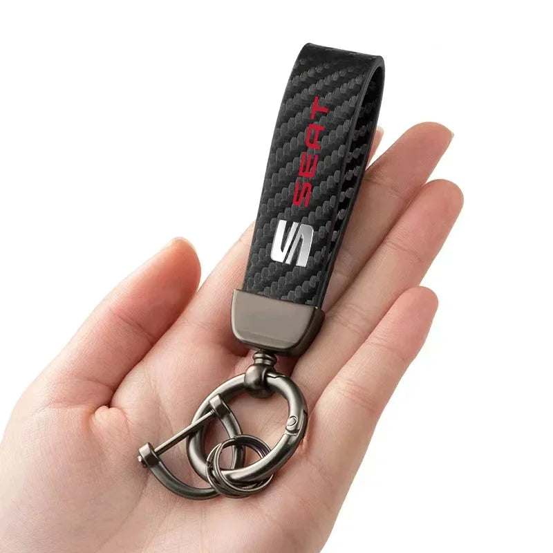 SEAT Keychain Carbon Fiber