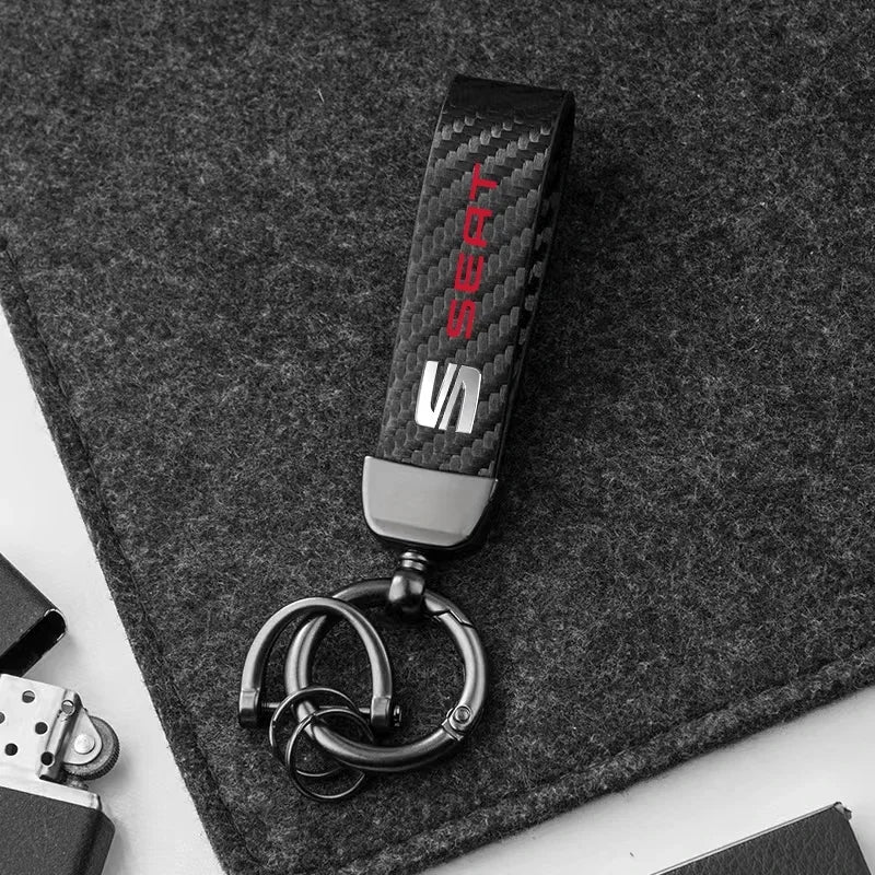 SEAT Keychain Carbon Fiber